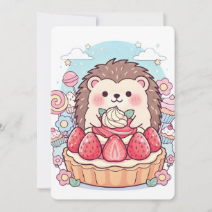 Kawaii süße Kunst Einladung