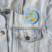 kawaii süße y2k Regenbogen Goldfisch Knopf Button (Beispiel)