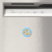 kawaii süße y2k Regenbogen-Goldfisch Magnet (In Situ (Geschirrspüler))