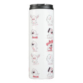 kawaii süßer Hund Design Thermosbecher (Rückseite)