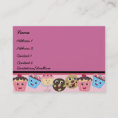 Kawaii-Süßigkeiten Visitenkarte (Rückseite)