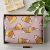 Kawaii Süßigkeits-Mais-und Herz-Muster-Rosa Seidenpapier (Geschenk)