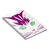 Kawaii Sweet Kitty Cat Face Notizblock (Rechte Seite)