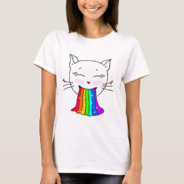 Kawaii! T-Shirt. Trendy angepasste Lächelkatze T-Shirt