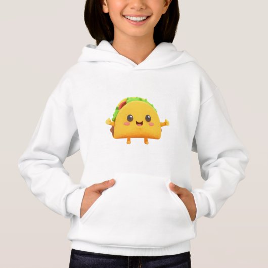 Kawaii Taco Hoodie (Vorderseite)