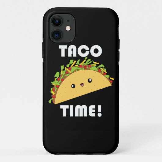 Kawaii Taco-Zeit iPhone Fall Case-Mate iPhone Hülle (Rückseite)