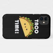 Kawaii Taco-Zeit iPhone Fall Case-Mate iPhone Hülle (Rückseite (Horizontal))