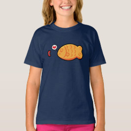 Kawaii Taiyaki japanischer Fisch-förmiger Kuchen-T T-Shirt