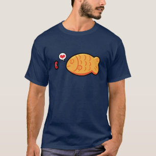 Kawaii Taiyaki japanischer Fisch-förmiger Kuchen-T T-Shirt