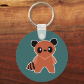 Kawaii Tanuki Schlüsselanhänger (Vorderseite)