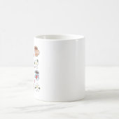 Kawaii-Tasse und Blumen Kaffeetasse (Mittel)