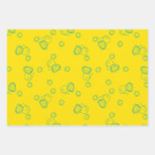 Kawaii Teal Lions & Sunshine – Cute Pattern Geschenkpapier Set (Vorderseite 3)