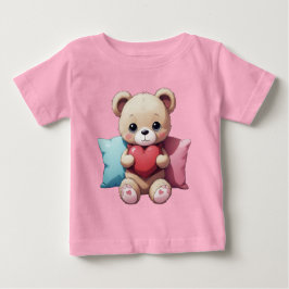 Kawaii Teddy Bear Baby T-shirt