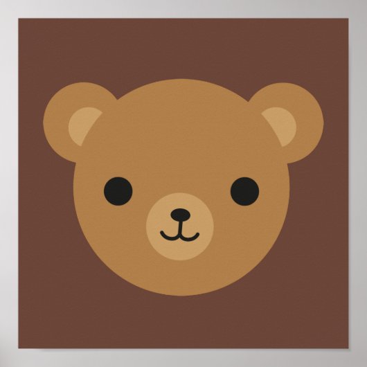Kawaii Teddy Bear Poster (Vorne)