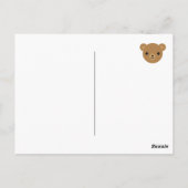 Kawaii Teddy Bear Postkarte (Rückseite)