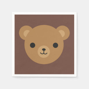 Kawaii Teddy Bear Serviette