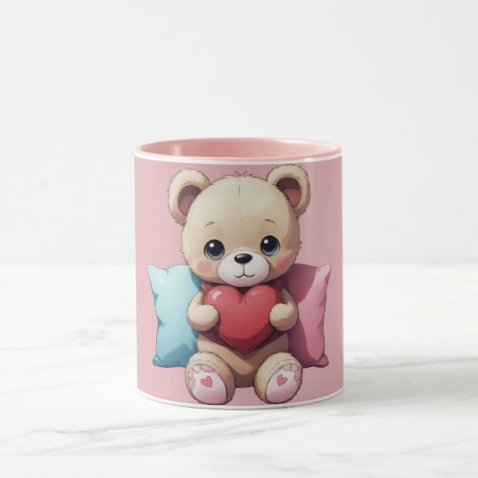 Kawaii Teddy Bear Tasse (Zentrum)