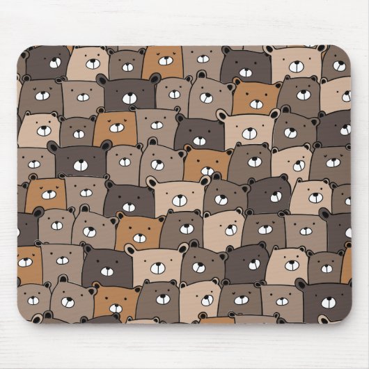 Kawaii teddy Bears Mousepad (Vorne)