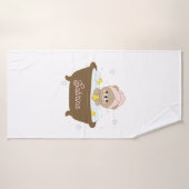 Kawaii-Teddybär-Handtuch Badehandtuch (Badehandtuch)