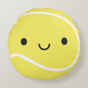 Kawaii Tennis Ball Rundes Kissen