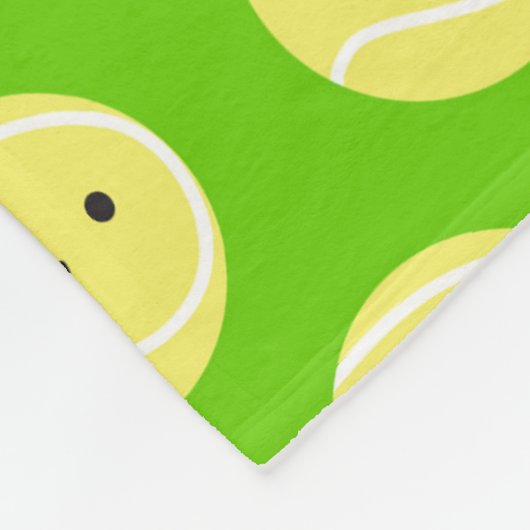 Kawaii Tennis Balls Fleecedecke (Ecke)
