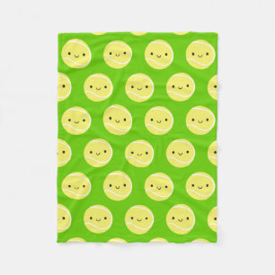 Kawaii Tennis Balls Fleecedecke