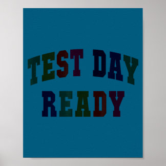 Kawaii-Testtag Bereit-Test-Lehrer bruh Geschichte Poster