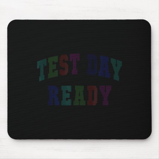 Kawaii Testtag bereit Testlehrer bruh Geschichte Mousepad (Vorne)