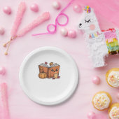 kawaii thanksgiving book Classic T-Shirt Pappteller (Party)