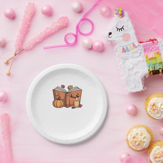 kawaii thanksgiving book Classic T-Shirt Pappteller (Party)