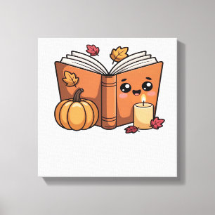kawaii thanksgiving buch Classic T-Shirt Leinwanddruck