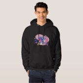 Kawaii-Tier-Party selfie lustig Hoodie (Vorne ganz)