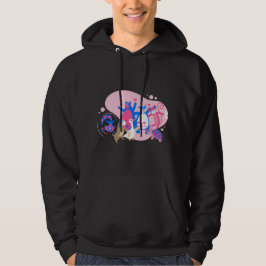 Kawaii-Tier-Party selfie lustig Hoodie