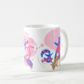 Kawaii-Tier-Party selfie lustig Kaffeetasse (VorderseiteRechts)