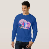 Kawaii-Tier-Party selfie lustig Sweatshirt (Vorne ganz)
