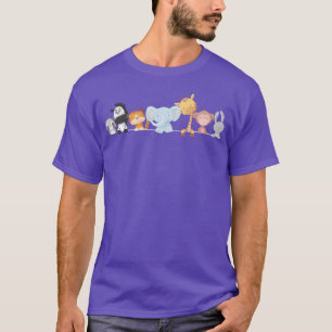 Kawaii-Tiere Mädchen Frauen Elefant Hase Giraffe T-Shirt