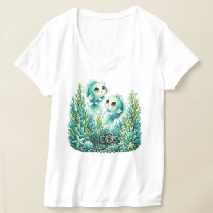 Kawaii Tierkreiszeichen Neos Fische T-Shirt