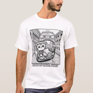 Kawaii Tiger an der Seufzerbrücke Venedig T-Shirt