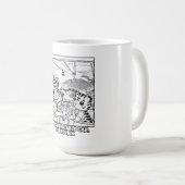 Kawaii Tiger Cable Car Dubrovnik - Niedlicher Cart Kaffeetasse (VorderseiteRechts)