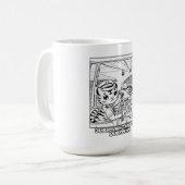 Kawaii Tiger Cable Car Dubrovnik - Niedlicher Cart Kaffeetasse (Vorderseite Links)