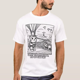 Kawaii Tigers bei Christ the Redeemer, Rio T-Shirt