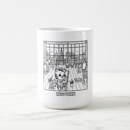 Kawaii Tigers in einem Art Studio in New York Kaffeetasse