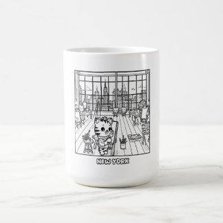 Kawaii Tigers in einem Art Studio in New York Kaffeetasse
