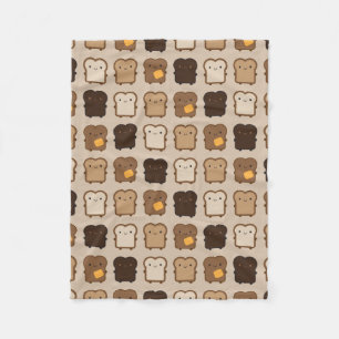 Kawaii Toast Fleecedecke