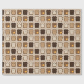 Kawaii Toast Geschenkpapier (Flach)