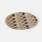 Kawaii Toast Pappteller (Schrägansicht)