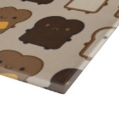 Kawaii Toast Schneidebrett (Ecke)