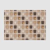 Kawaii Toast Seidenpapier (Vorderseite)