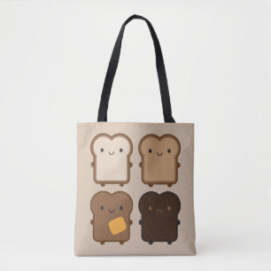 Kawaii Toast Tasche
