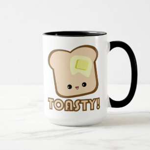 Kawaii Toasty! Toast-Tasse Tasse